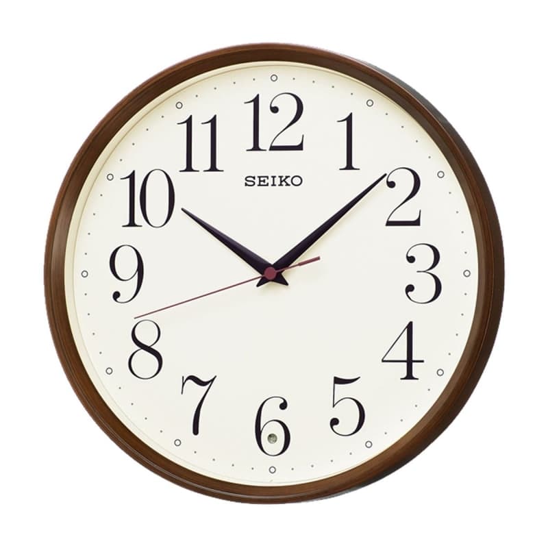おしゃれな壁掛け時計 SEIKO KX222B 電波掛け時計
